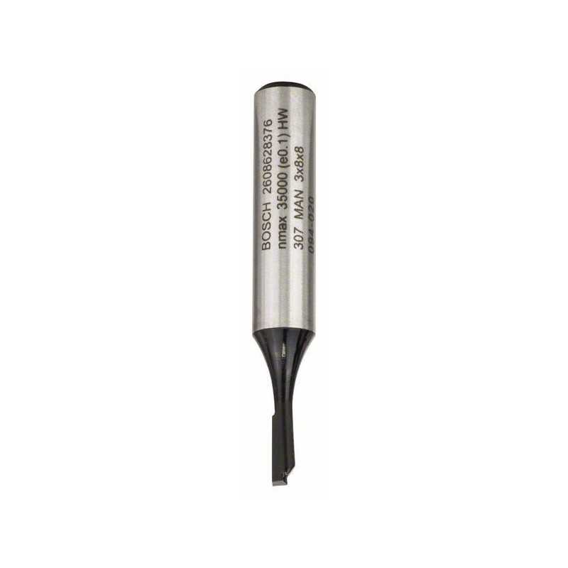 Bosch Freza dreapta, 8mm, D1 3mm, L 8mm, G 51mm 8mm, D1 3mm, L 8mm, G 51mm