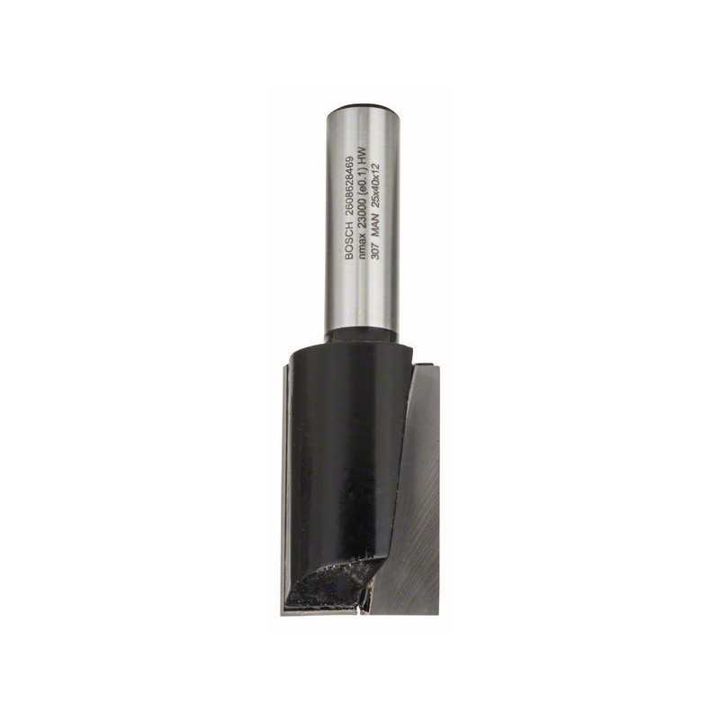 Bosch Freza dreapta, 12mm, D1 25mm, L 40mm, G 81mm 12mm, D1 25mm, L 40mm, G 81