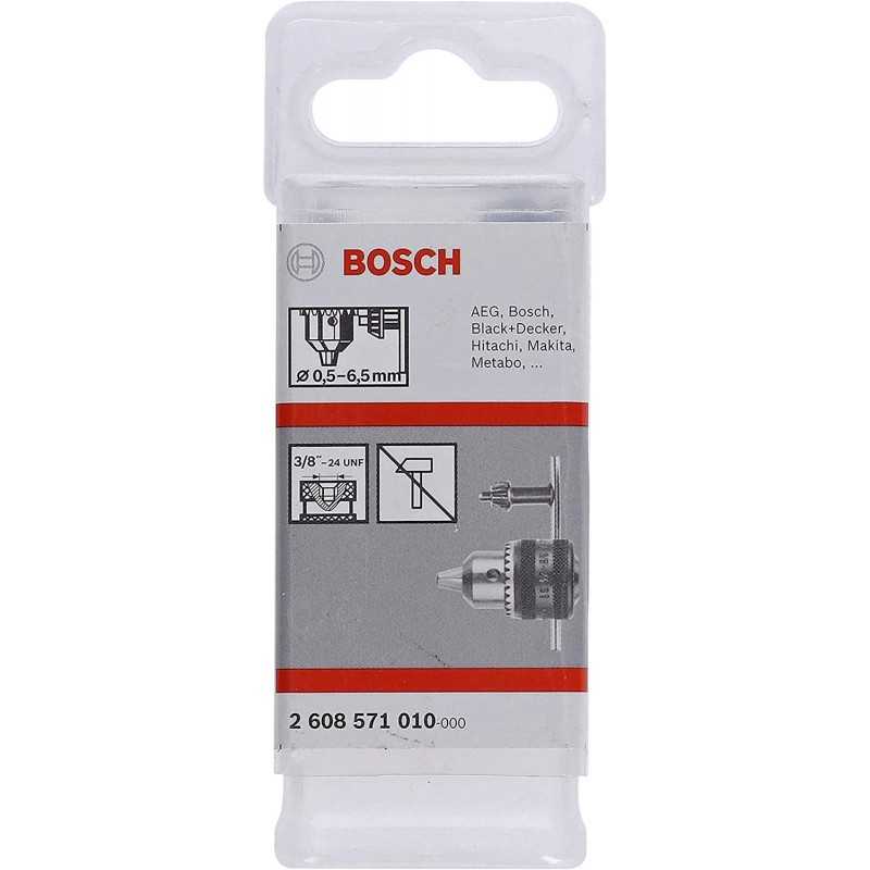 Bosch Mandrina cu coroana dintata, deschidere 0.5 - 6.5mm, prindere 3/8"