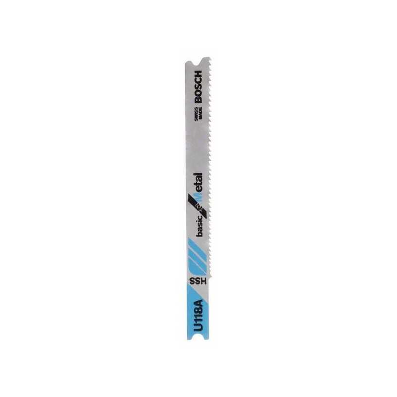 Bosch Set 3 panze ferastrau vertical U 118 A Basic for Metal, 80mm