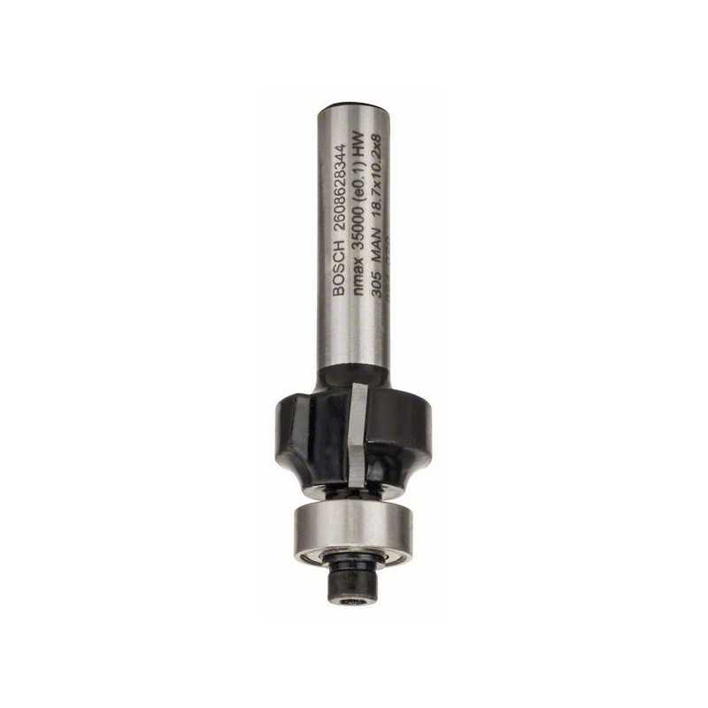 Bosch Freza de rotunjit, 8mm, R1 3mm, L 10,2mm, G 53mm 8mm, R1 3mm, L 10,2mm, G