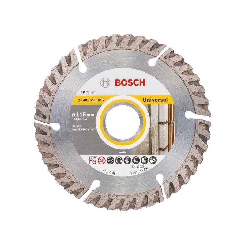 Bosch Disc de taiere diamantat Standard for Universal 115x22.23x2x10mm