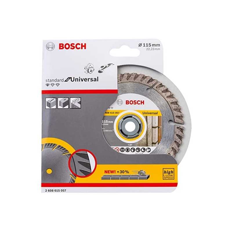 Bosch Disc de taiere diamantat Standard for Universal 115x22.23x2x10mm