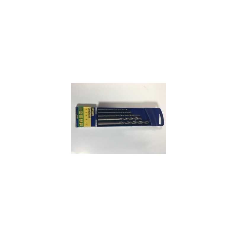 Irwin Caseta plastic 5 burghie multifunctionale, 4-10mm