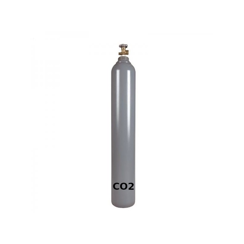 Butelie metalica 10L 200 Bar gri cu 7.5kg CO2