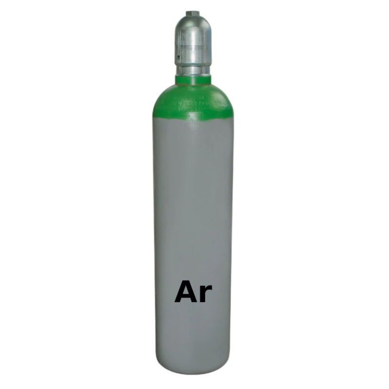 Butelie metalica 10L 200 Bar verde cu 2mc Argon