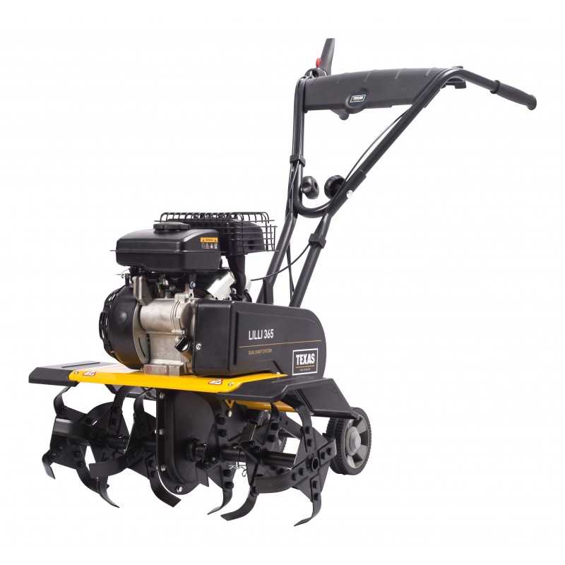 Texas Lilli 365TG, motocultor profesional, transmisie dublu arbore, benzina, 1.4kW, adancime 260mm, latime 400-600mm, 2 viteze,