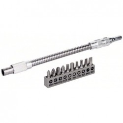 Bosch Set 10 biti + prelungitor flexibil