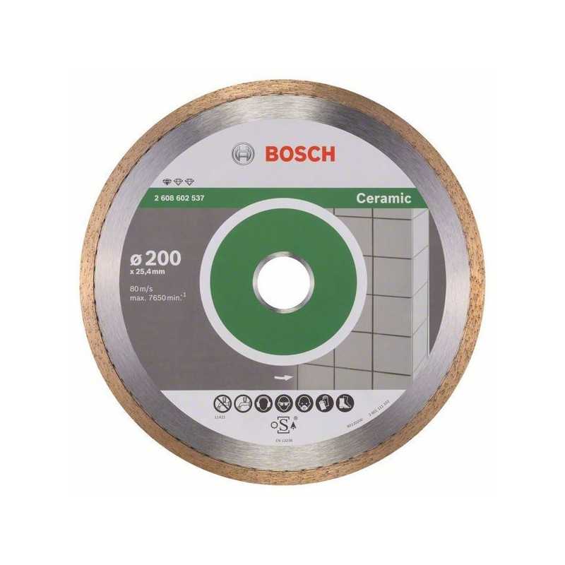 Bosch Disc diamantat Standard pentru ceramica 200x25.40x1.6x7mm