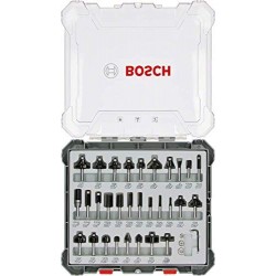 Bosch Set freze de profilat canturi, 30buc, mixte, tijă 8mm