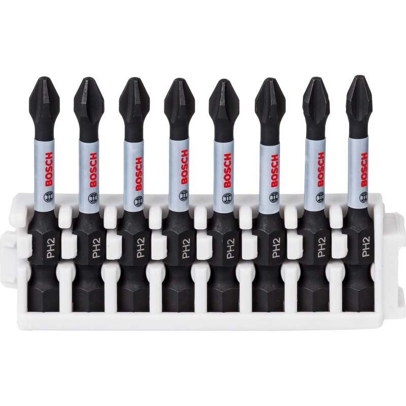 Bosch Set 8 biti impact Insert Bit, 50mm, PH2