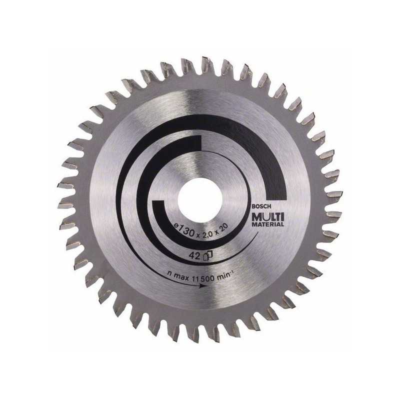 Bosch Panza ferastrau circular Multi Material, 130x20x2mm, 42T, reductie 16mm