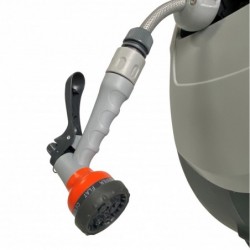 Texas furtun cu tambur, 30m, retractabil, mobil, 1/2", dispozitiv stropit inclus, max 8bar, accesorii fixare