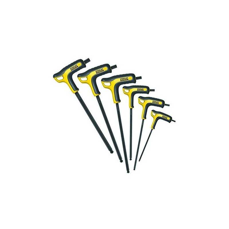 Stanley FMHT0-69049 Set 6 chei imbus cu cap sferic si maner P: 3, 4, 5, 6, 7, si 8 mm