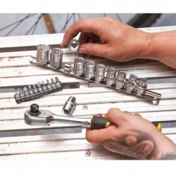 Stanley FMMT82680-0 Set clichet 120 dinti + biti 3/8"