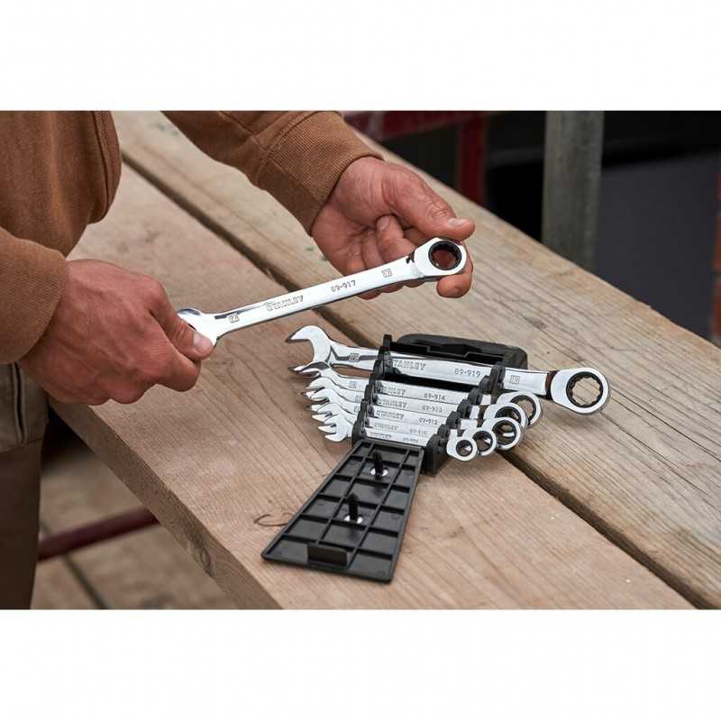 Stanley STMT82846-0 Set chei combinate cu clichet - 7 piese