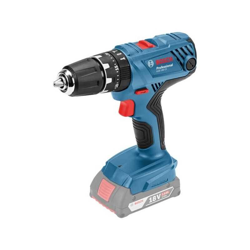 Bosch GSB 18V-21(solo) Masina de gaurit cu percutie Li-Ion, 21/55Nm, 18V, fara acumulator in set