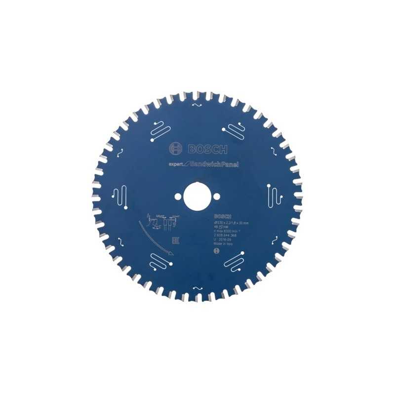 Bosch Panza ferastrau circular Expert for Sandwich Panel, 230x30x2.2mm, 48T