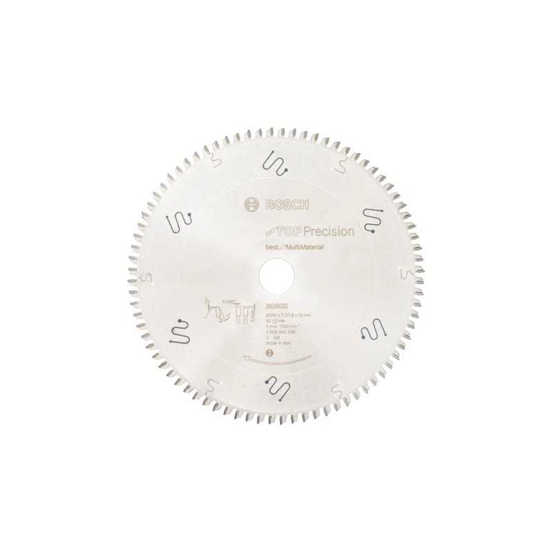 Bosch Panza ferastrau circularTop Precision Best for Multi Material, 254x30x2.3mm, 80T
