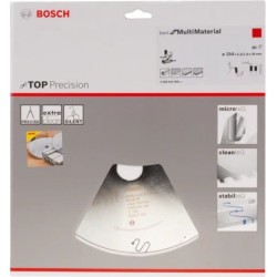 Bosch Panza ferastrau circularTop Precision Best for Multi Material, 254x30x2.3mm, 80T