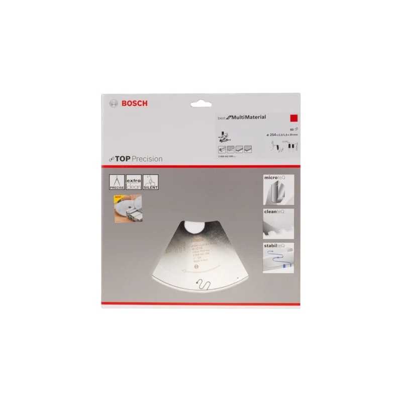 Bosch Panza ferastrau circularTop Precision Best for Multi Material, 254x30x2.3mm, 80T