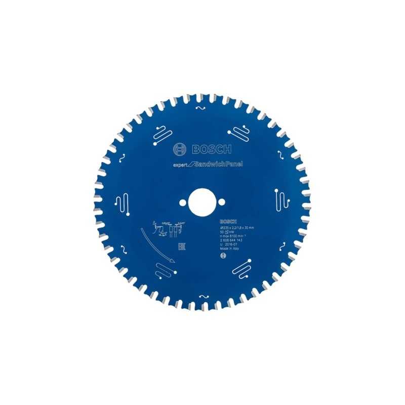 Bosch Panza ferastrau circular Expert for Sandwich Panel, 235x30x2.2mm, 50T