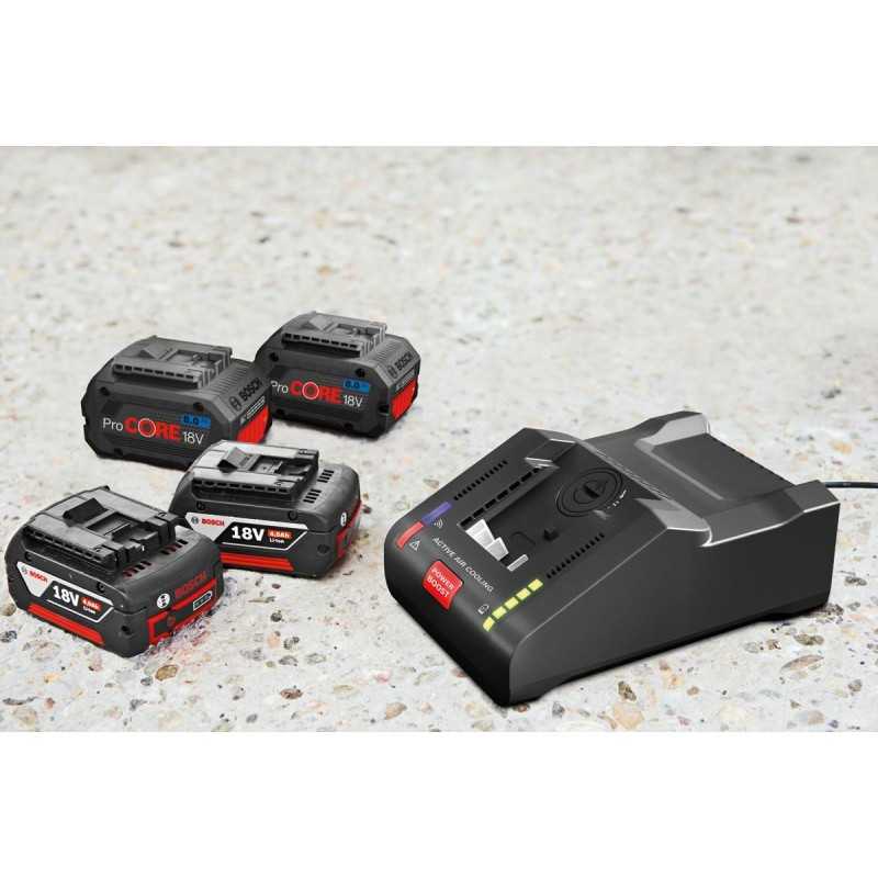Bosch 2xProCore 18V + GAL18V-160C + GCY 42 Set 2 acumulatori Li-Ion, 18V, 12Ah + Incarcator Power Boost de 16Ah + Modul de conec