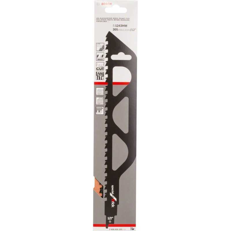Bosch Panza ferastrau sabie S 1243 HM Special for Brick, 305mm