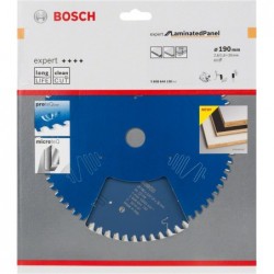 Bosch Panza ferastrau circular Expert for Laminated Panel, 190x30x2.6mm, 60T