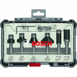 Bosch Set 6 freze HM tija 8mm