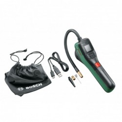 Bosch EasyPump Pompa pneumatica cu acumulator integrat, 3.6V, 3Ah, 10bar, cablu USB + geanta