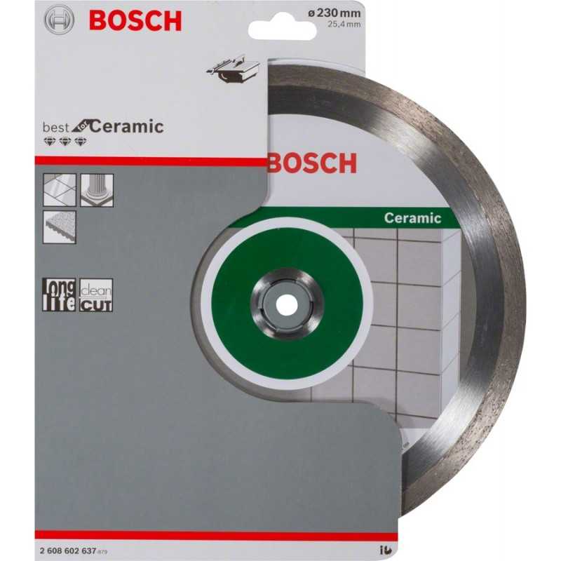 Bosch Disc diamantat Best pentru ceramica 230x25.40x2.4mm