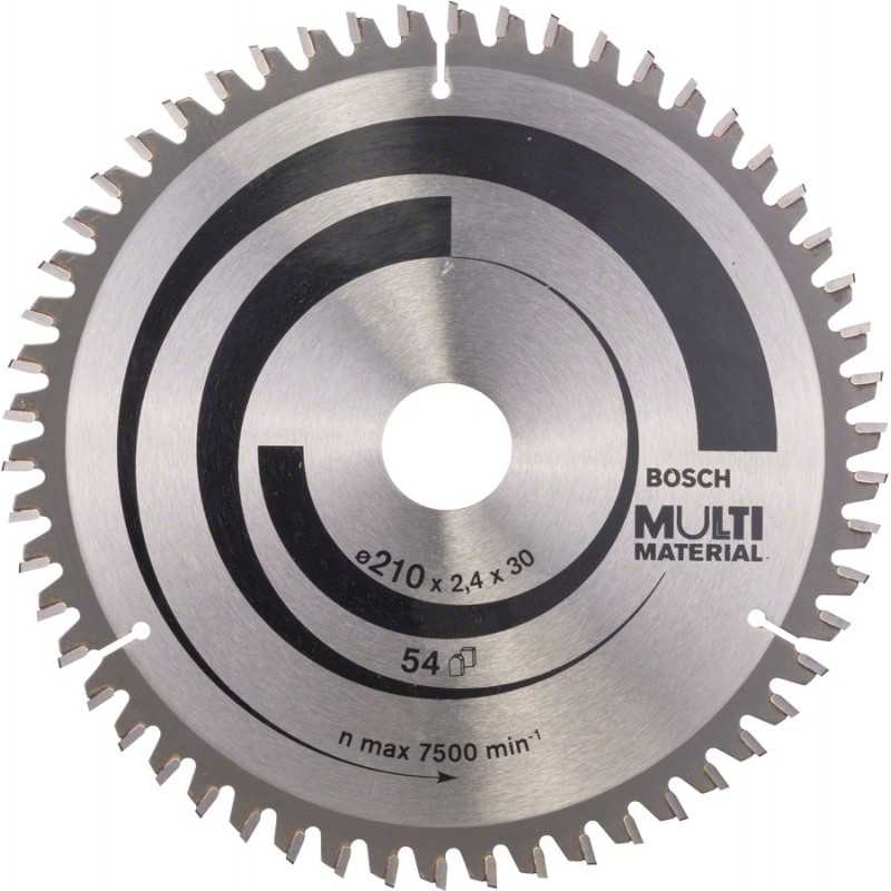 Bosch Panza ferastrau circular Multi Material, 210x30x2.4mm, 54T