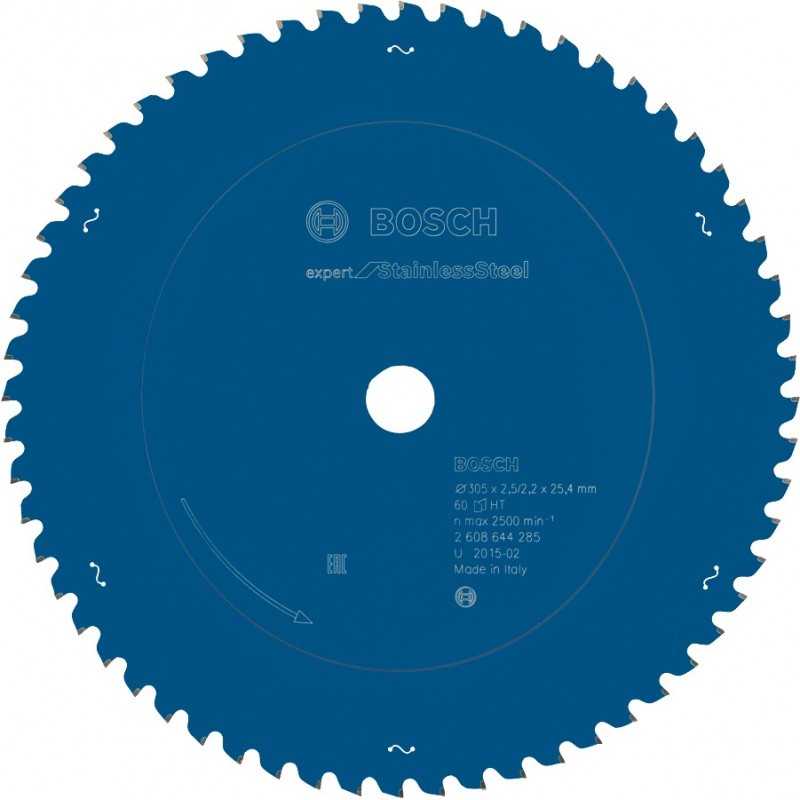Bosch Panza ferastrau circular Expert for Stainless Steel, 305x25.4x2.5mm, 60T
