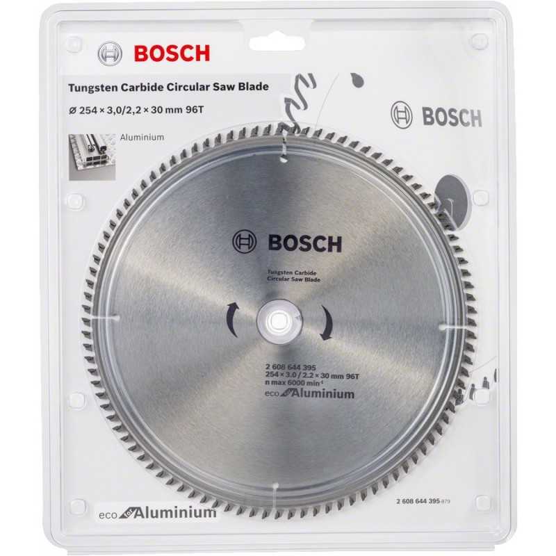 Bosch Panza ferastrau circular Eco for Aluminium, 254x30x3mm, 96T