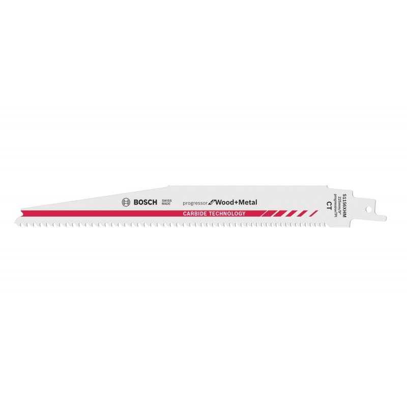 Bosch Panza ferastrau sabie S 1156 XHM Carbide Progressor for Wood and Metal, 225mm