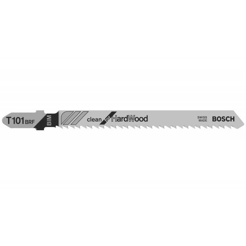 Bosch Set 5 panze ferastrau vertical T 101 BRF Clean for Hard Wood, 100mm