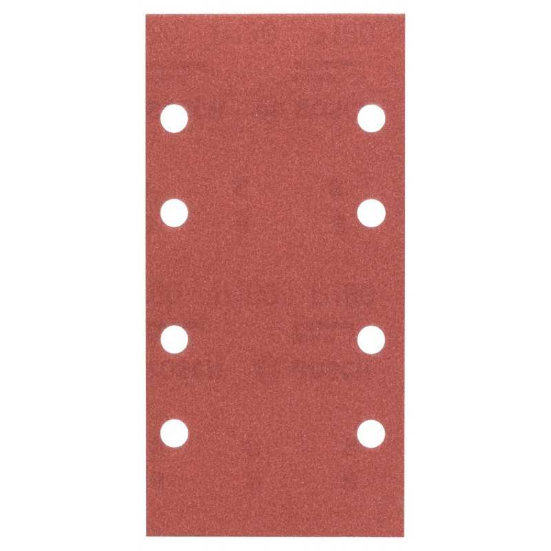 Bosch Set 10 foi abrazive 93x185mm, R180, 8 gauri