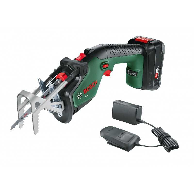 Bosch Keo Ferastrau de gradina cu acumulator Li-ion 18V, 2Ah, 150mm