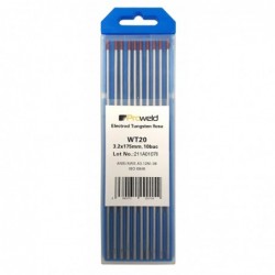 ProWELD WT20 Electrozi tungsten rosu, 3.2x175mm, 10buc