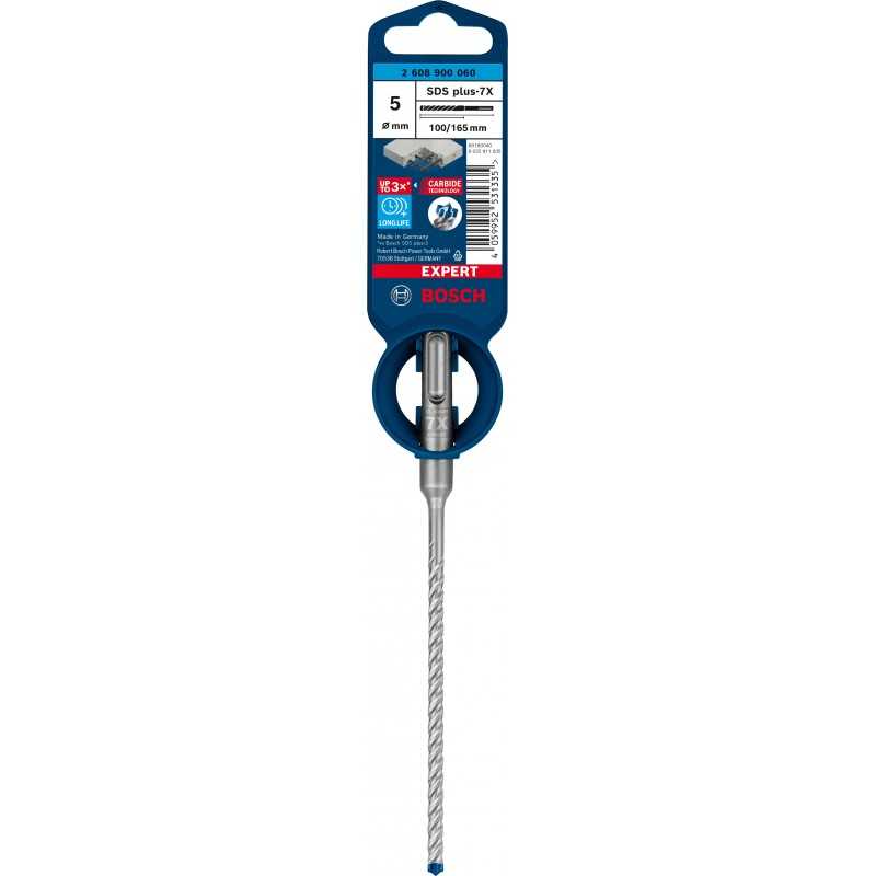 Bosch Burghiu Expert SDS Plus-7X, 5x100x165mm