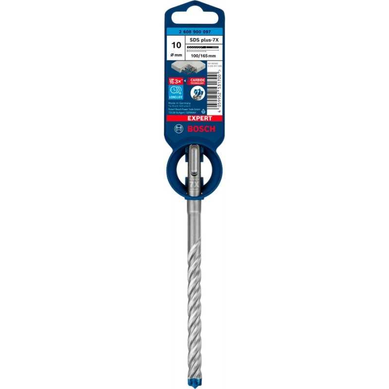 Bosch Burghiu Expert SDS Plus-7X, 10x100x165mm