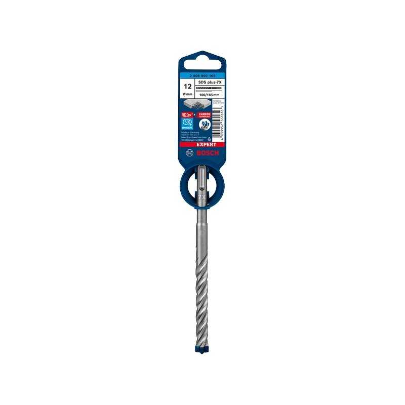 Bosch Burghiu Expert SDS Plus-7X, 12x100x165mm