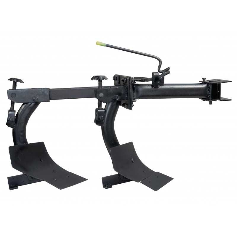 ProGARDEN Plug cu 2 brazdare pentru minitractor Campo T