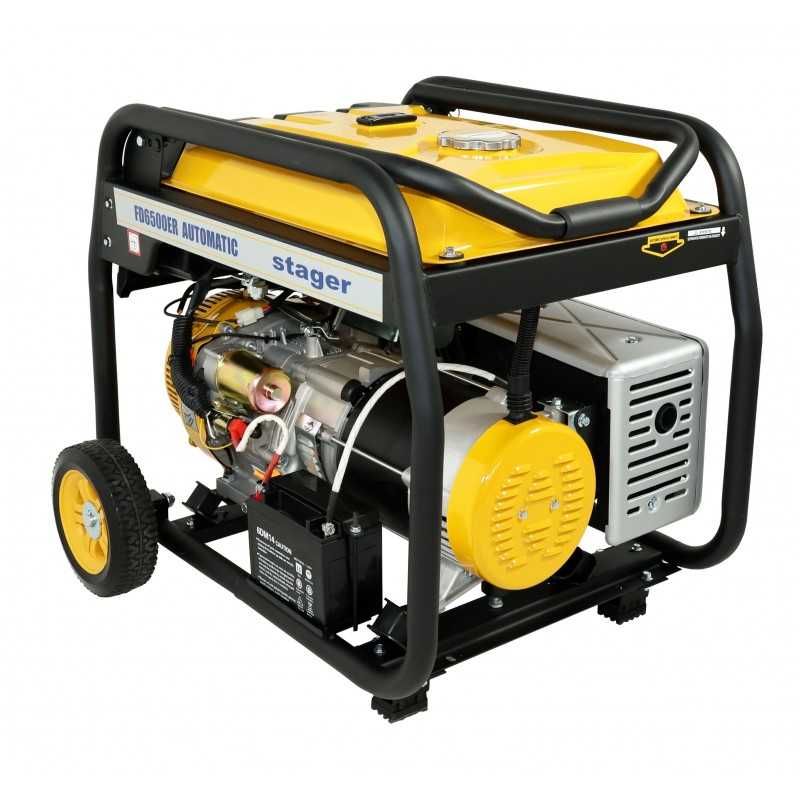 Stager FD 6500ER Automatic Generator open-frame 5.5kW, monofazat, benzina, pornire electrica