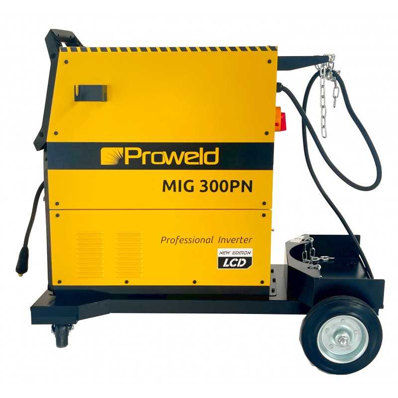 ProWELD MIG 300PN LCD invertor sudare MIG/MAG, profesional