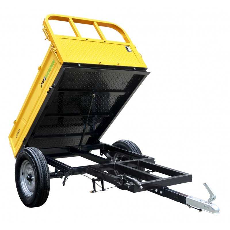 ProGARDEN Campo RM500CT remorca 500kg minitractor, 1 osie, prindere cupla
