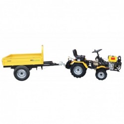 ProGARDEN Campo RM500CT remorca 500kg minitractor, 1 osie, prindere cupla