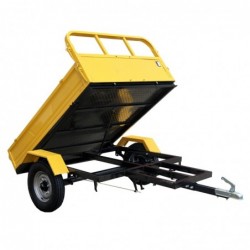 ProGARDEN Campo RM600CT remorca 600kg minitractor, 1 osie, prindere cupla