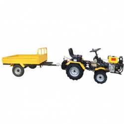 ProGARDEN Campo RM600CT remorca 600kg minitractor, 1 osie, prindere cupla